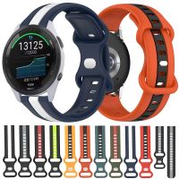 Silicone Strap For Garmin Forerunner 265 255 Music 645/Venu 2 Plus/Vivoactive 4 3 HR Soft Band 20/22mm Watchband Bracelet Correa Straps