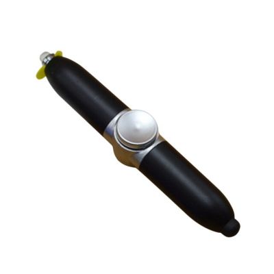 ปากกาสไตลัสหมุนได้สำหรับเล่นเกมปากกาลูกลื่นไฟ LED ปากกาไจโร1ชิ้นปากกาเครื่องเขียนเด็กเล่นสำหรับเด็กปากกาของขวัญคริสต์มาส