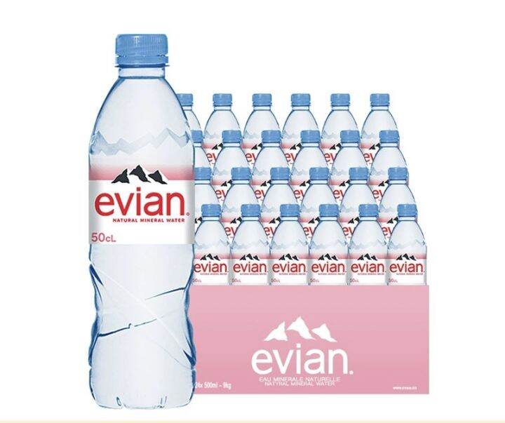 Evian Natural Mineral Water 2bottles From The Franch ALPS 进口依云矿泉水 ...