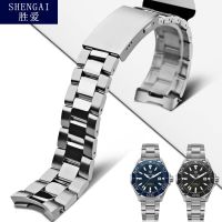 สายนาฬิกาสแตนเลสสตีลแข็ง Shengai ปรับให้เข้ากับสายนาฬิกา TAG Heuer Dive 300 ดั้งเดิมของผู้ชาย 22 มม.