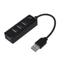 2.0 Usb 4พอร์ตสวิตช์เปิดปิดฮับความเร็วสุดยอดสูง Led สำหรับ Pc Lapblack