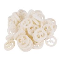 4-6cm Wide 100Pcs/Lot Natural Loofah Slice DIY Customize Soap Tools, Cleaner, Facial Soap Holder