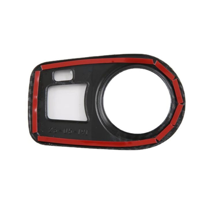 car-headlight-switch-cover-trim-sticker-decoration-interior-accessories-for-mg-4-mg4-ev-mulan-2023-abs-carbon-fiber