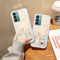 เคสโทรศัพท์ Samsung Galaxy A05 A05s M34 M54 S23 FE 5G เคส สุดสร้างสรรค์ ดีไซน์ใหม่สุดสร้างสรรค์สำหรับเด็กและเยาวชนน่ารักการ์ตูนซิลิโคนใสหมีแบบบางมากเคสนิ่มสำหรับมือถือ Case 2023