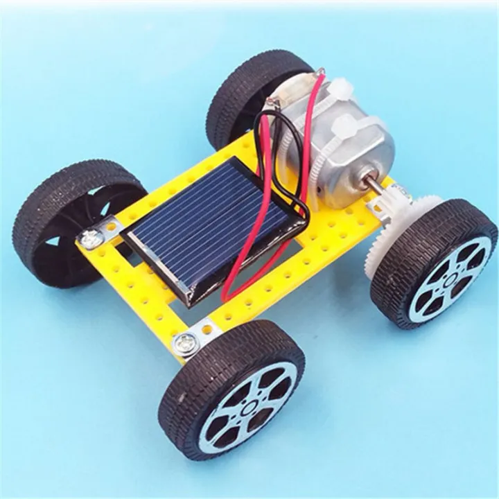 2020 DIY RC Car Solar Power Robot Kit Montessori Gadget Toys for