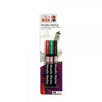 ชุดปากกา METALLIC MARKER 3 ด้าม 1-2 mm. (สีแดง เขียว ดำ) K00370834