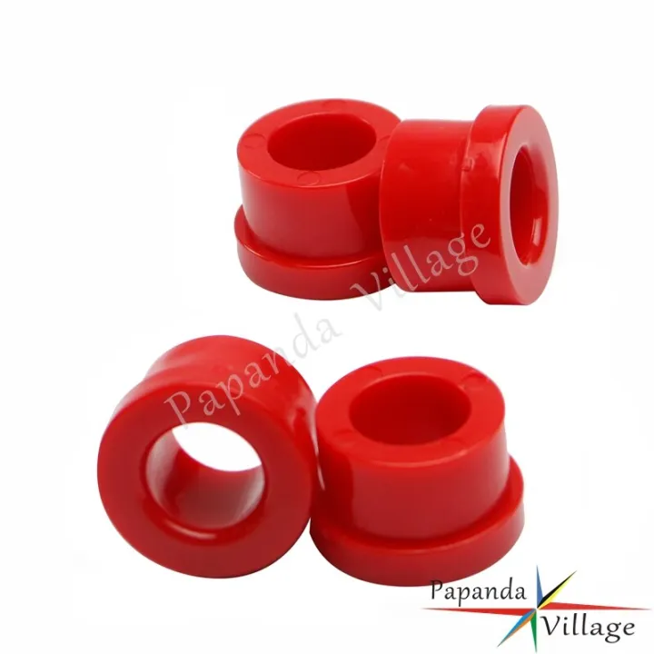 Motorcycles Red Handlebar Riser Poly Bushings Kits For Harley FLH