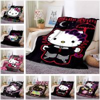 Anime Cartoon Hello Kitty Cute Blanket Office Nap Sofa Childrens Air Conditioning Flannel Soft Keep Warm Can Be Customized 2