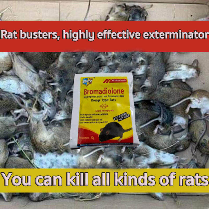 【HOME GUARDER】 big rat killer poison food powder racumin rodenticide ...