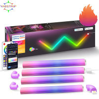 NEW YuTa RGB Light Bar LED Smart Bluetooth APP Voice Control Music DIY Night Light Bedroom Game Bar Decoration Wall Lamps