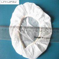 ﹍ Linhuipad 12-13cm 2 color White and black Non Woven Disposable Sanitary Headphone Cover widely use for big over head headsets