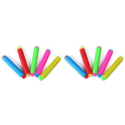 10X Chalk Holder Case Cover for Plastic School Adjustable Replacement Chalk Cover Color Random
