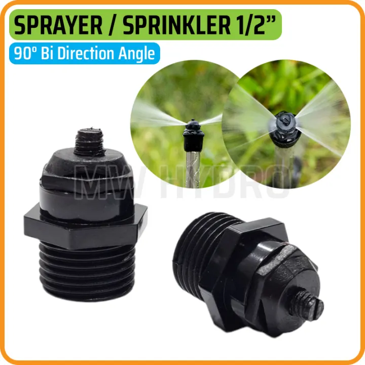 Sprayer Sprinkler - 180 Derajat / 90 Derajat Dua Arah - Irigasi Taman ...