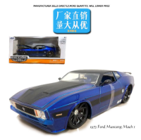 ??พร้อมส่งจากไทย?? ??รถโมเดล Jada 1: 24 1973 Ford Mustang Cars 1blue Diecast  Diecast jada 1:24