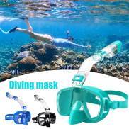 Snorkel Mask Adjustable Waterproof Snorkeling Respirator Mask Anti Fog