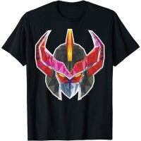 เสื้อเบลาส์ - !! พาวเวอร์เรนเจอร์หมวกกันน็อค Megazord หมวกกันน็อครูปหลายเหลี่ยมพิมพ์เสื้อยืดสไตล์วิS-5XL  S72W