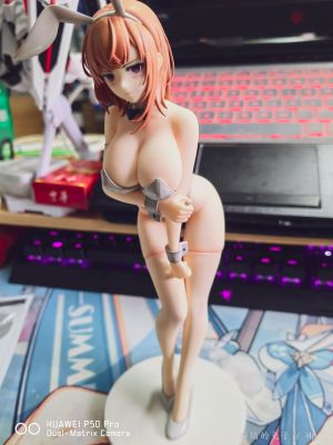 [COD] Anime two-dimensional character white bunny lady hand-made girl model toy desktop case decoration