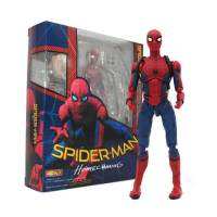 หุ่นสไปเดอร์แมน: โฮมคัมมิ่ง Spider สไตล์เรียบง่าย &amp; Herioc Action PVC ตุ๊กตาขยับแขนขาได้สะสมของเล่นโมเดล 14 ซม.