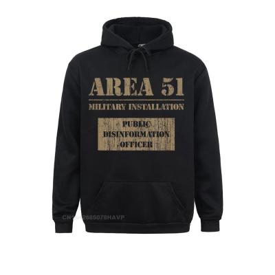 Sudadera con capucha para hombre, prenda deportiva de manga larga con estampado de Oficial de Área 51, estilo gótico Harajuku, ropa para parte superior masculina