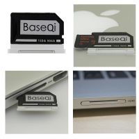 ◊✐ 504A Original BASEQI Aluminum MiniDrive Micro SD Card Adapter Card Reader For Macbook Pro Retina 15 39; 39; Model Late 2013 / After