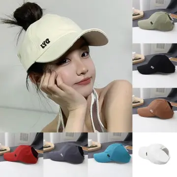 Women Baseball Caps Cat Cute Ears Student Visor Spring Fashion Baseball  Wild Pearl Cap Baseball Caps Hats For Women White