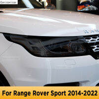 สติกเกอร์ TPU ป้องกันไฟหน้ารถสีดำฟิล์มป้องกันรอยขีดข่วนสำหรับ Range Rover Sport L494อุปกรณ์เสริม2014-2022