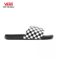 VANS LA COSTA SLIDE-ON - (CHECKERBOARD) TRUWHT/BLK รองเท้าแตะ ชาย หญิง