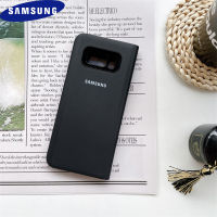 เคส S8 Samsung S10 S9 Plus เคสหนังเคสแบบมีฝาพับหน้าต่างสมาร์ทวิวมองเห็นภายในชัดเจนเคส Galaxy มีไฟ LED Note8 Note 9 S10 + S8 + S9 SiChuanZhiChengMao