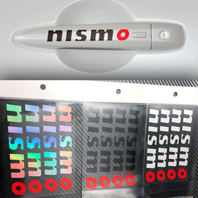 NISMO สติกเกอร์ติดมือจับประตูเหมาะสำหรับรถนิสสันสติกเกอร์สะท้อนแสง