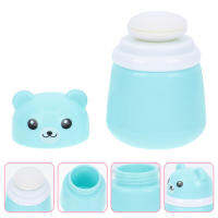 ETEREAUTY Baby Powder Bottle น่ารักหมีผงกล่องใส่ผง cartoin