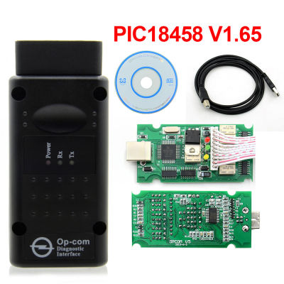 OP COM V1.7 V1.78 V1.99 with PIC18F458 FTDI opcom OBD2 Auto Diagnostic tool for Opel OP-COM CAN BUS Interface obd scanner