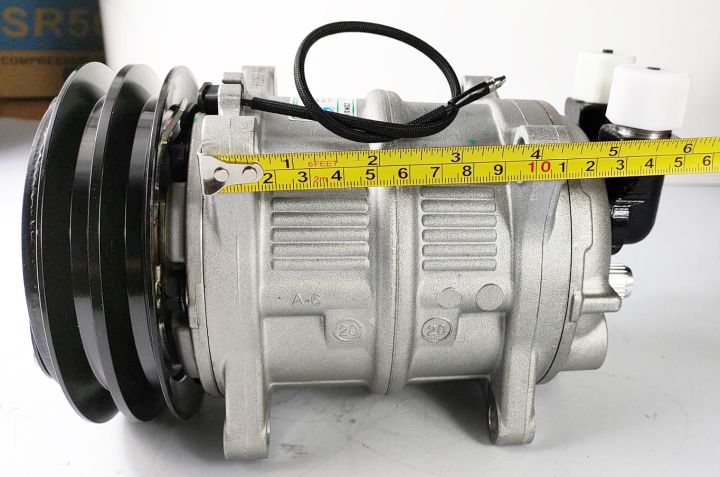 คอมแอร์-ใหม่-compressor-kiki-24v-คอมเพรสเซอร์แอร์-กิกิ-24-โวลต์-คอมแอร์รถยนต์-สินค้าได้รับการการันตีเรื่องคุณภาพ-สุดคุ้ม