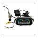 2 in 1 LCD Universal Car Horizontal Water Temp Gauge Oil Pressure Gauge 1/8NPT Water Temp Adapter Oil Pressure Gauge for 10mm Sensor