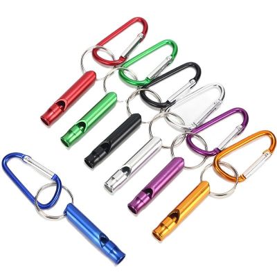 1PCS/Survival Whistle Portable Aluminum Alloy Whistle Outdoor Hiking Camping Fishing Safe Survival Whistle Extenders+Whistle Set Survival kits