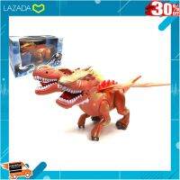 .. ถูกที่สุด ลดเฉพาะวันนี้.. THETOY DINOSAUR มังกร 3D สีส้ม (เดินได้ มีไฟ มีเสียง) ขนาด 36x7x23 ซม. ..ผลิตจากวัสดุคุณภาพดี ของเล่นเสริมทักษะ....