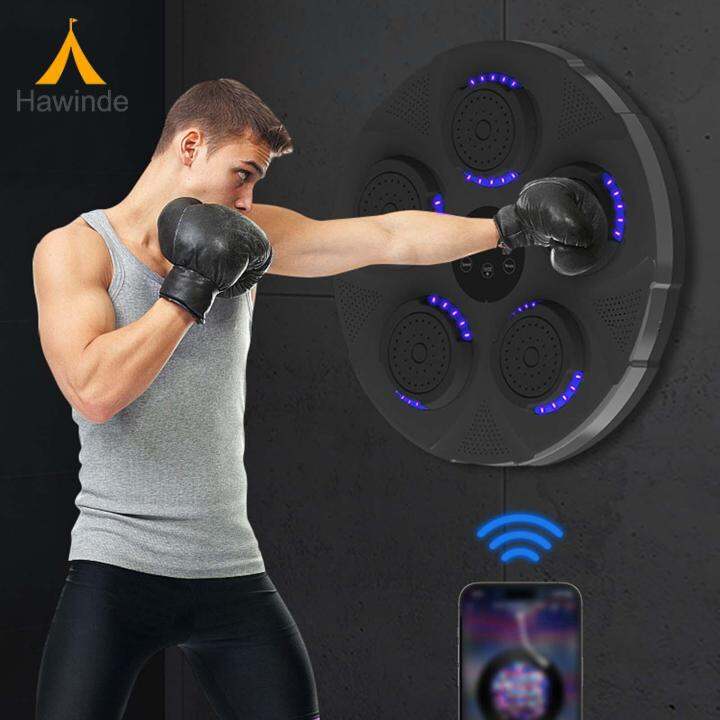 Hawinde Music Boxing Training Machine RGB Lighted Boxing Trainer Boxing