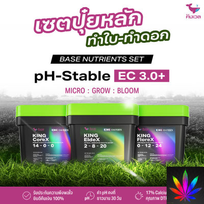 [สินค้าพร้อมจัดส่ง]⭐⭐เซ็ทปุ๋ยหลัก Micro, Grow, Bloom ปุ๋ยปลูกต้นไม้ ได้ทุกชนิด การันตีโตเร็ว ระเบิดยอด ต้นแข็งแรง | KING WHALE[สินค้าใหม่]จัดส่งฟรีมีบริการเก็บเงินปลายทาง⭐⭐