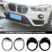 BETOP กรอบไฟตัดหมอกหน้ารถ2ชิ้น,สำหรับ BMW X1 2016-2019อุปกรณ์ตกแต่งภายนอก