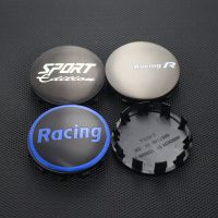 Style car 4pcs 56.5MM/53MM Wheel Centre Hub Replacement Dust Cover SPORT Racing Center Cap Hubcaps RACING R Wheel Cap