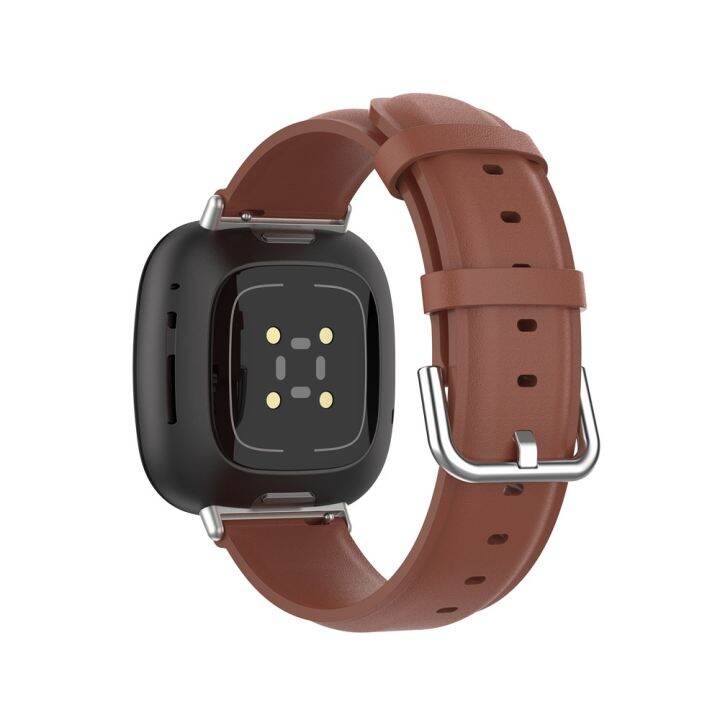 สำหรับ-fitbit-versa-4-sense-2สายรัดนาฬิกาหนังแท้-สีขาว