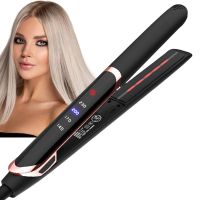 【LZ】❁™☑  Profissional infravermelho alisador de cabelo curler 2 em 1 ferro liso ionic infravermelho straighting ferro display led ferramentas estilo cabelo