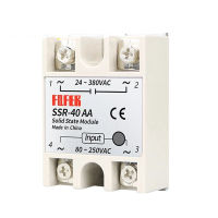 AC-AC รีเลย์โซลิดสเตทรีเลย์10A 60A 25A รีเลย์ AC SSR 10AA 25AA 40AA 60AA 80-250VAC 220V ถึง24-380V AC