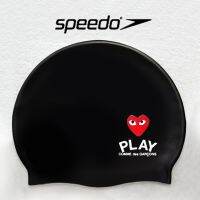 Speedo/ผมยาวยืดการฝึกอบรมกันน้ำซิลิโคนหมวกว่ายน้ำ Unisex