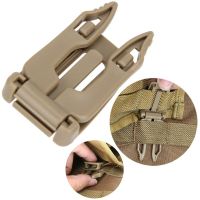5pcs/lot Backpack Carabiner Tactical Buckle Clip Strap EDC Molle Webbing Connecting Buckles Clip Quick Slip Keeper Bag Accessories