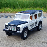 1:32 Land Rover Defender รุ่นรถ Diecasts ของเล่นโลหะจำลองรถออฟโรดรุ่นเด็กของขวัญ A271