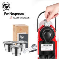 I Cafilas สำหรับ Nespresso Inissia และ Pixie เครื่องชงกาแฟนำมาใช้ใหม่กาแฟแคปซูลสแตนเลสฝักกาแฟกรองด้วยช้อน