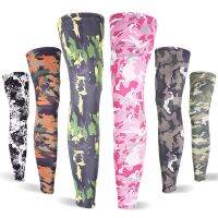 【CW】 2 Pieces Camouflage Camping Race gaiter Leg Cover Cycling Basketball Guard Silk Warmer UV Sport Safety