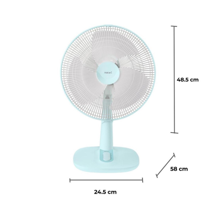 รุ่นใหม่-พัดลมตั้งพื้น-พัดลมตั้งโต๊ะ-ฮาตาริ-hatari-รุ่น-t16m1-ขนาด-16-นิ้ว-รับประกันสินค้า-3-ปี