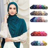 【CC】◎  Cotton Jersey Hijabs Muslim Headwrap Africa Turban Tie Shawl Wrap