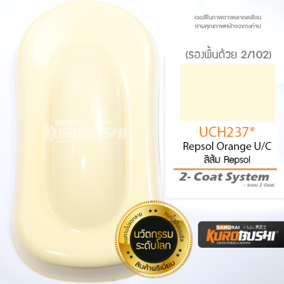 UCH237 สีส้ม Repsol Orange U/C 2-Coat System สีมอเตอร์ไซค์ สีสเปรย์ซามูไร คุโรบุชิ Samuraikurobushi